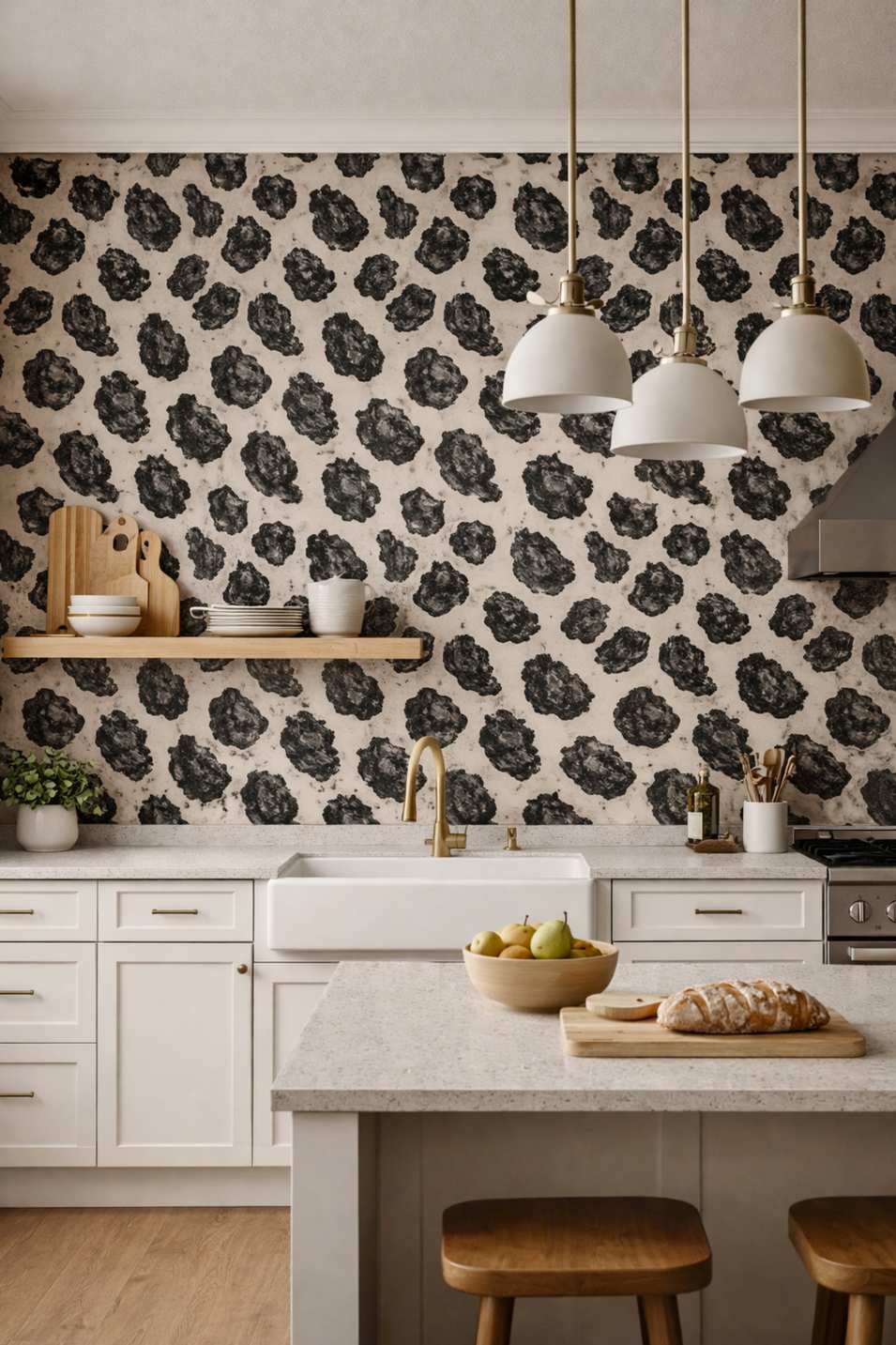 Moderne Leopardenoptik Tapete - Thumbnail 2