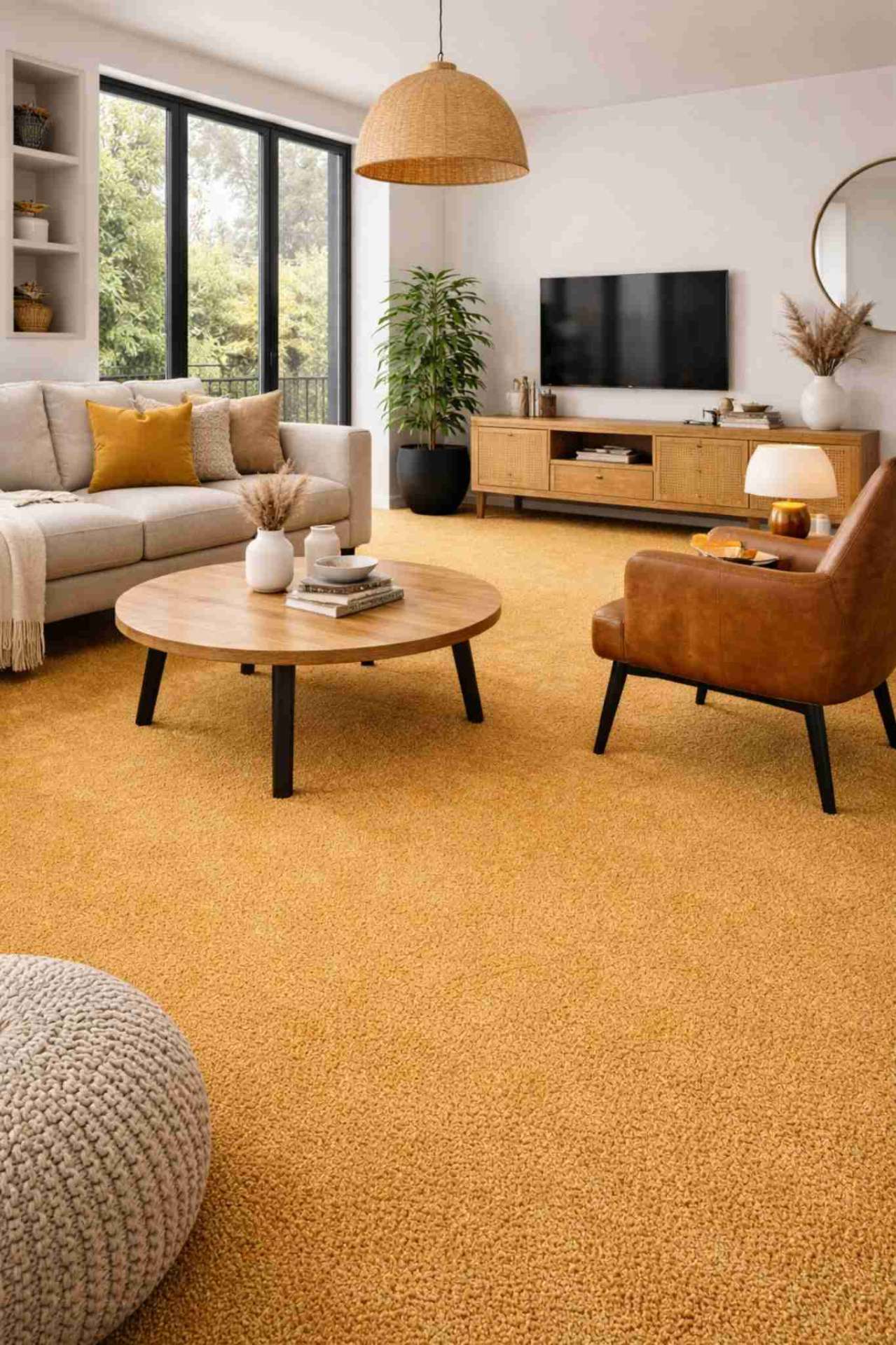 Kräuselvelours (Frisé) Gelb – günstig im Heineking Outlet